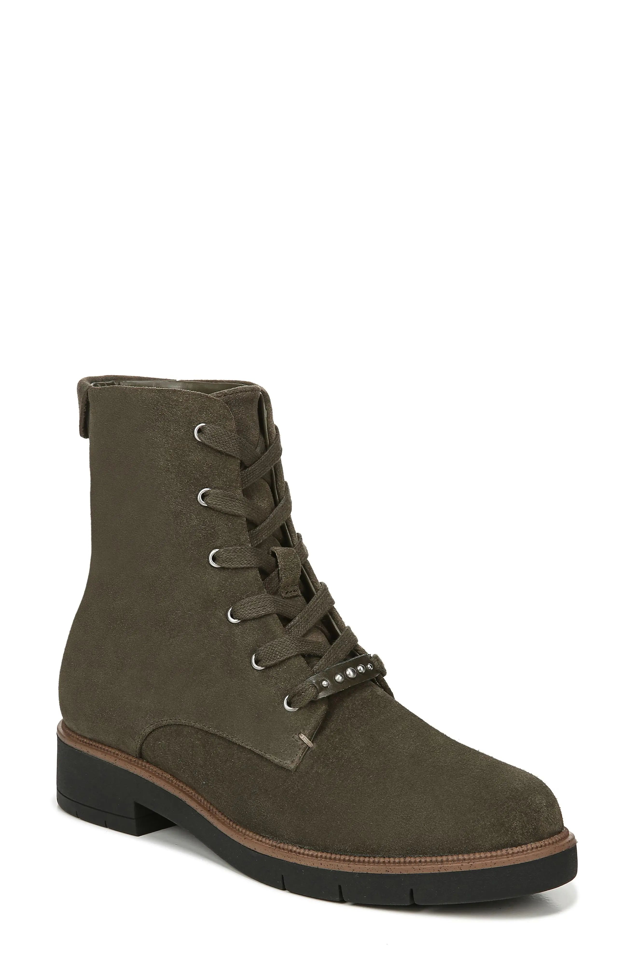 Dr. Scholl's Guild Combat Boot in Olive Leather at Nordstrom, Size 8.5 | Nordstrom