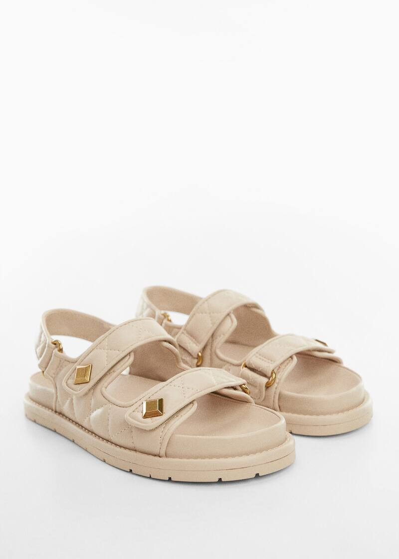 Platform quilted sandals -  Women | Mango USA | MANGO (US)