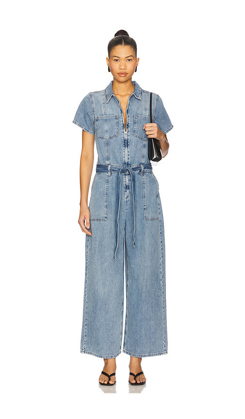 Good American Fit For Success Jumpsuit in Indigo786. Size M | Revolve Clothing (Global)