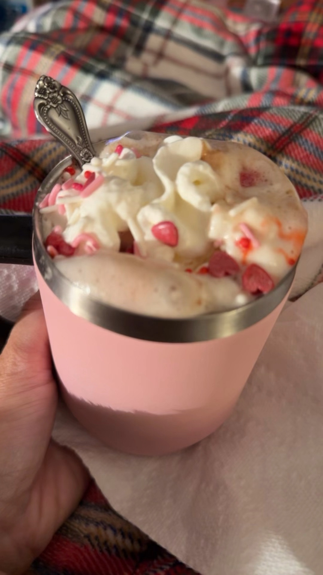 Cherry Heart Sprinkes with heart wafers - perfect topper for hot chocolate, cookies, cakes, brownies / tastes like cherries! SO GOOD! 

#LTKHome #LTKFindsUnder50 #LTKWatchNow