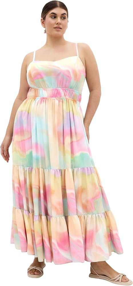 City Chic Plus Size Dress - Kalea Swirl Print Maxi | Amazon (US)