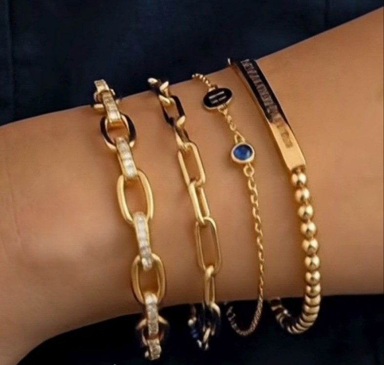 I saw this bracelet stack and immediately checked out 😅✨Tell me why I’m supposed to be Christmas shopping for everyone else… but THIS happened.Perfect for gifting… or accidentally gifting yourself 🤭🛒 Shop the stack through my links🎁 Perfect gift idea or personal splurge!#braceletstack #goldjewelry #layeredbracelets #everydayjewelry

#LTKGiftGuide #LTKHoliday #LTKSaleAlert