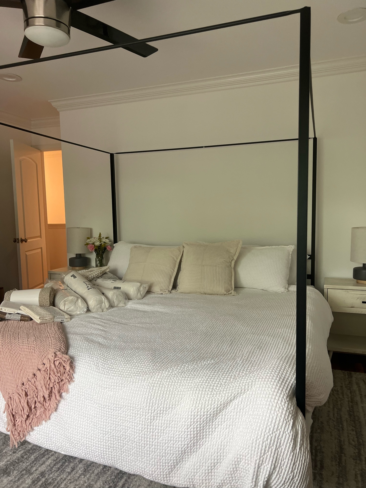 Super Cute Canopy Bed Frame! Unfortunately it didn’t work out us in this room, but it was super easy to put up & take apart. Very sturdy frame & not noisy! 🛏️ #ltkstyle #ltkamazon #ltkbedroom #ltkguestbedroom #ltkhome #ltkfurniture

#LTKhome #LTKsalealert #LTKfamily