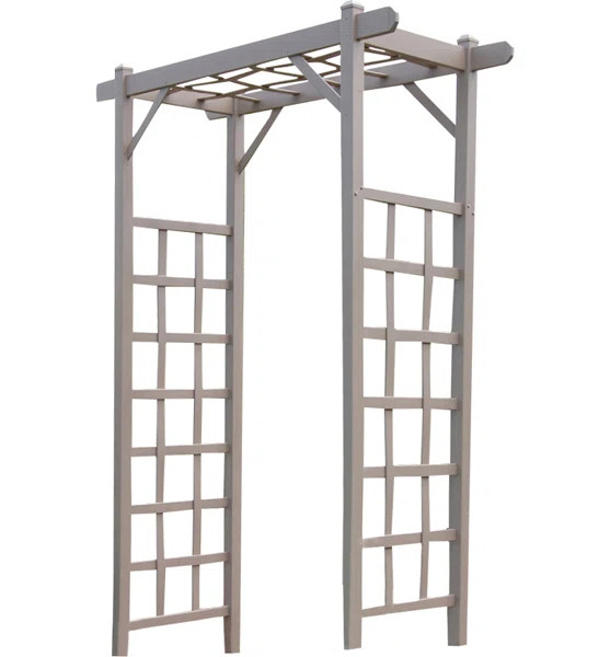 Reinke 57" W x 22" D Vinyl Arbor | Wayfair North America