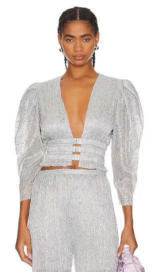 Row Top in Silver | Revolve Clothing (Global)