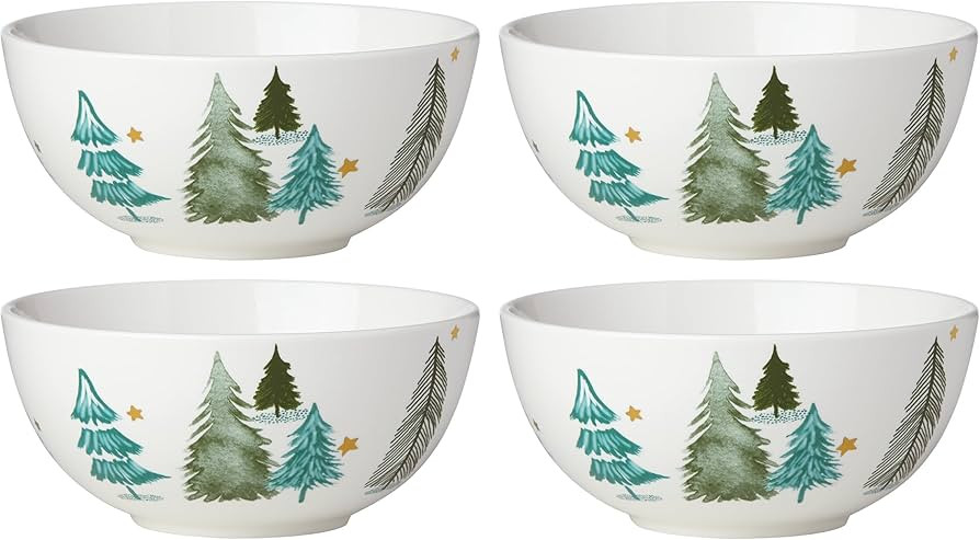 Lenox 880067 Balsam Lane 4-Piece All-Purpose Bowl Set | Amazon (US)