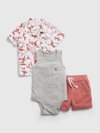 Baby Palm Tree 3-Piece Outfit Set | Gap (US)