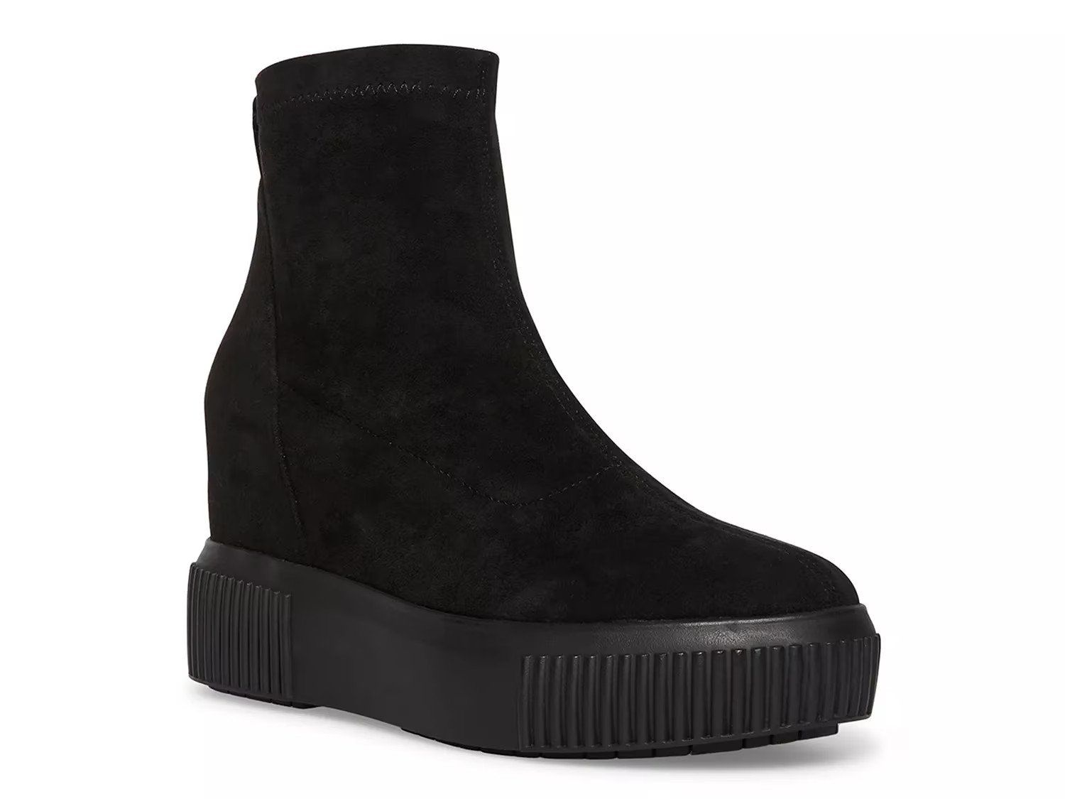 Steve Madden Freshly High-Top Wedge Bootie - Women's - Black - Bootie High Top Wedge | DSW