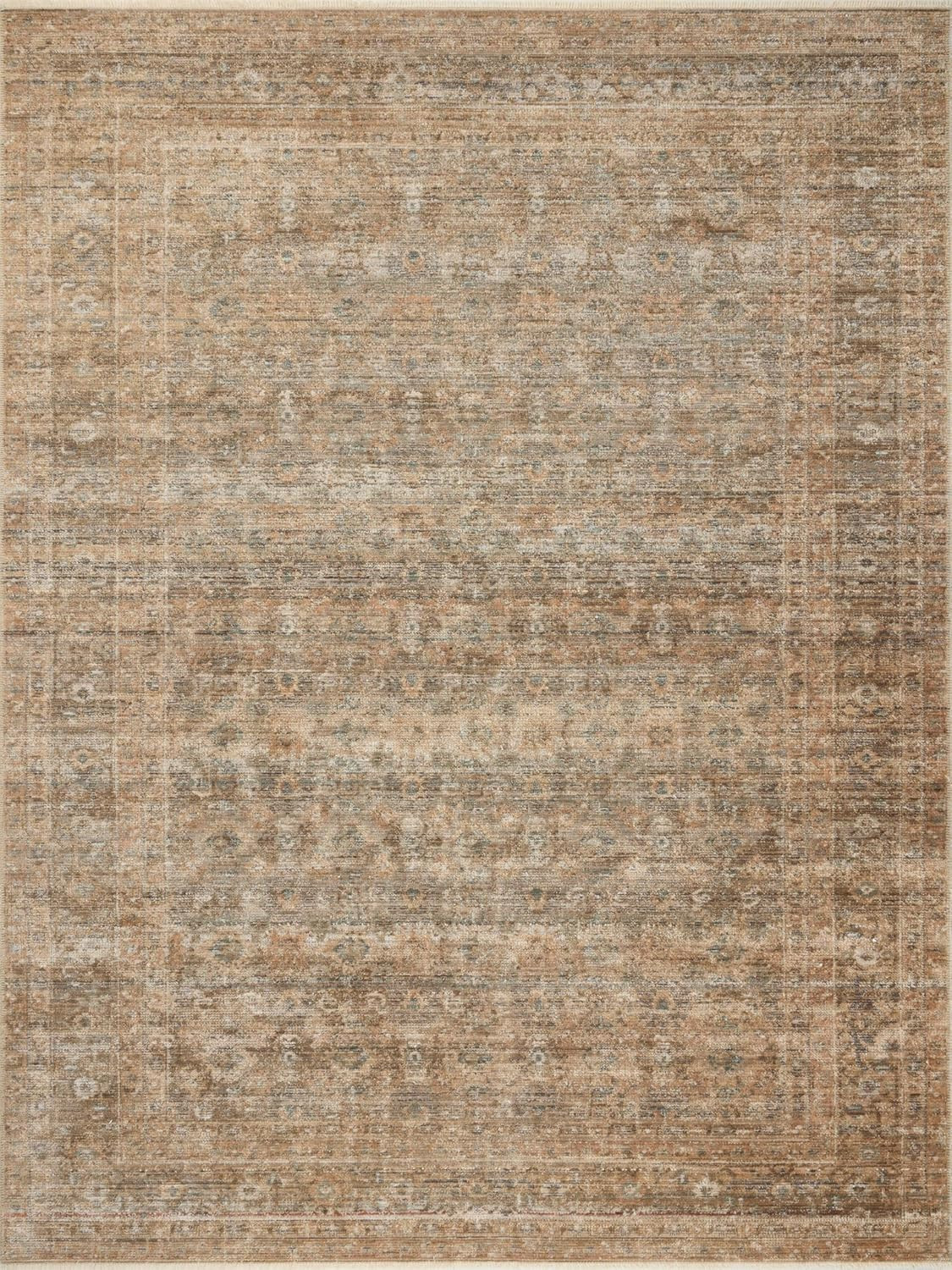 Loloi Amber Lewis Molly Collection MOL-06 Gold/Blue 2'-3" x 3'-10" Low Pile Accent Rug | Amazon (US)