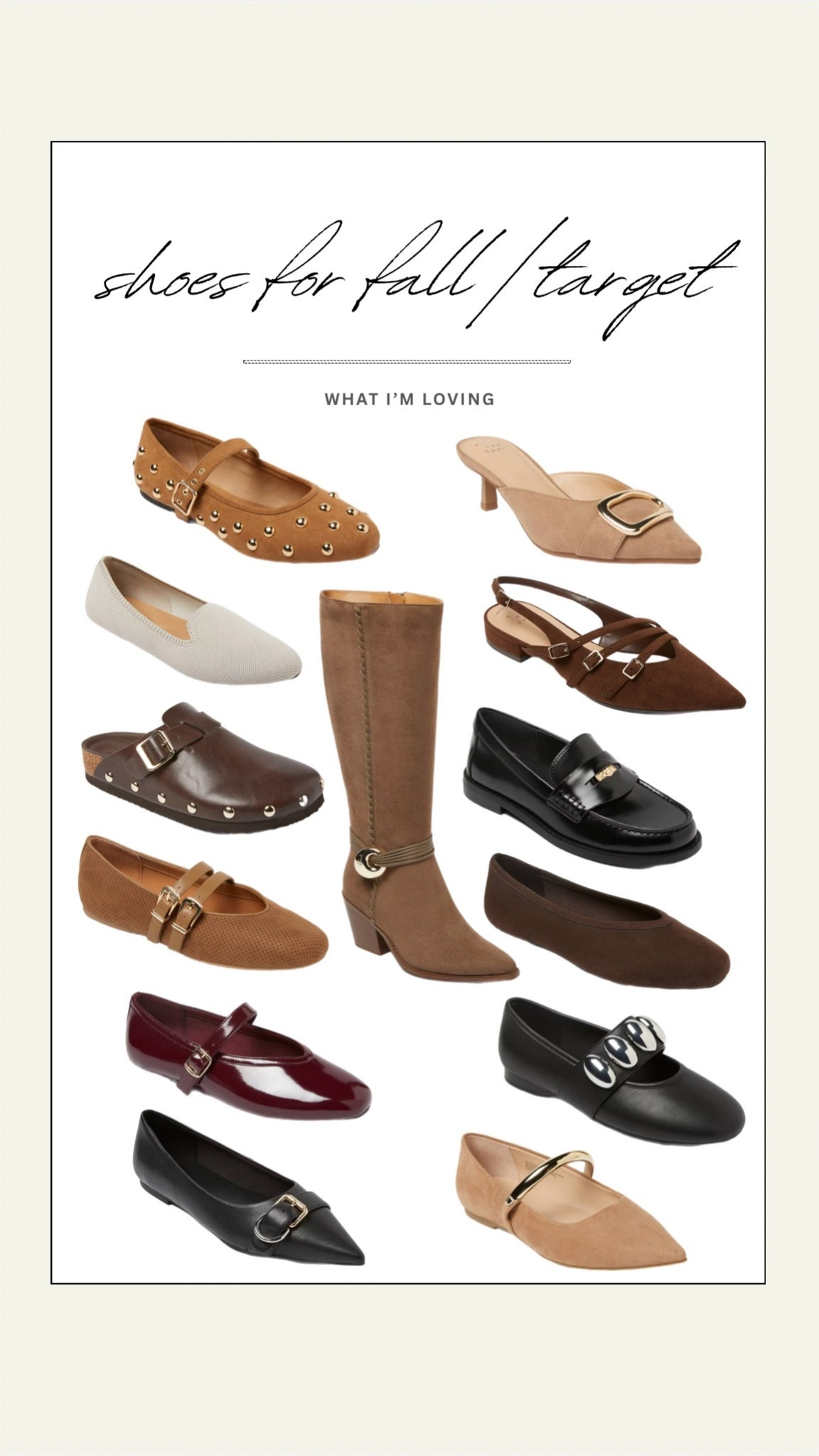 shoes I’m loving for fall new arrivals at
Target 
suede shoes, miles, clogs, boots, ballet flats 

#LTKShoeCrush #LTKSeasonal #LTKFindsUnder50