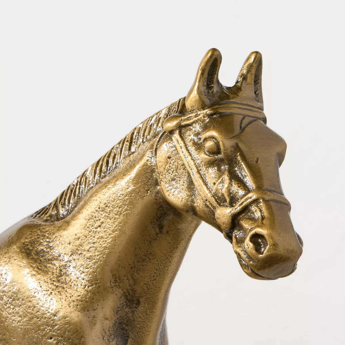 8.4" Brass Horse - Hearth & Hand\u2122 with Magnolia | Target