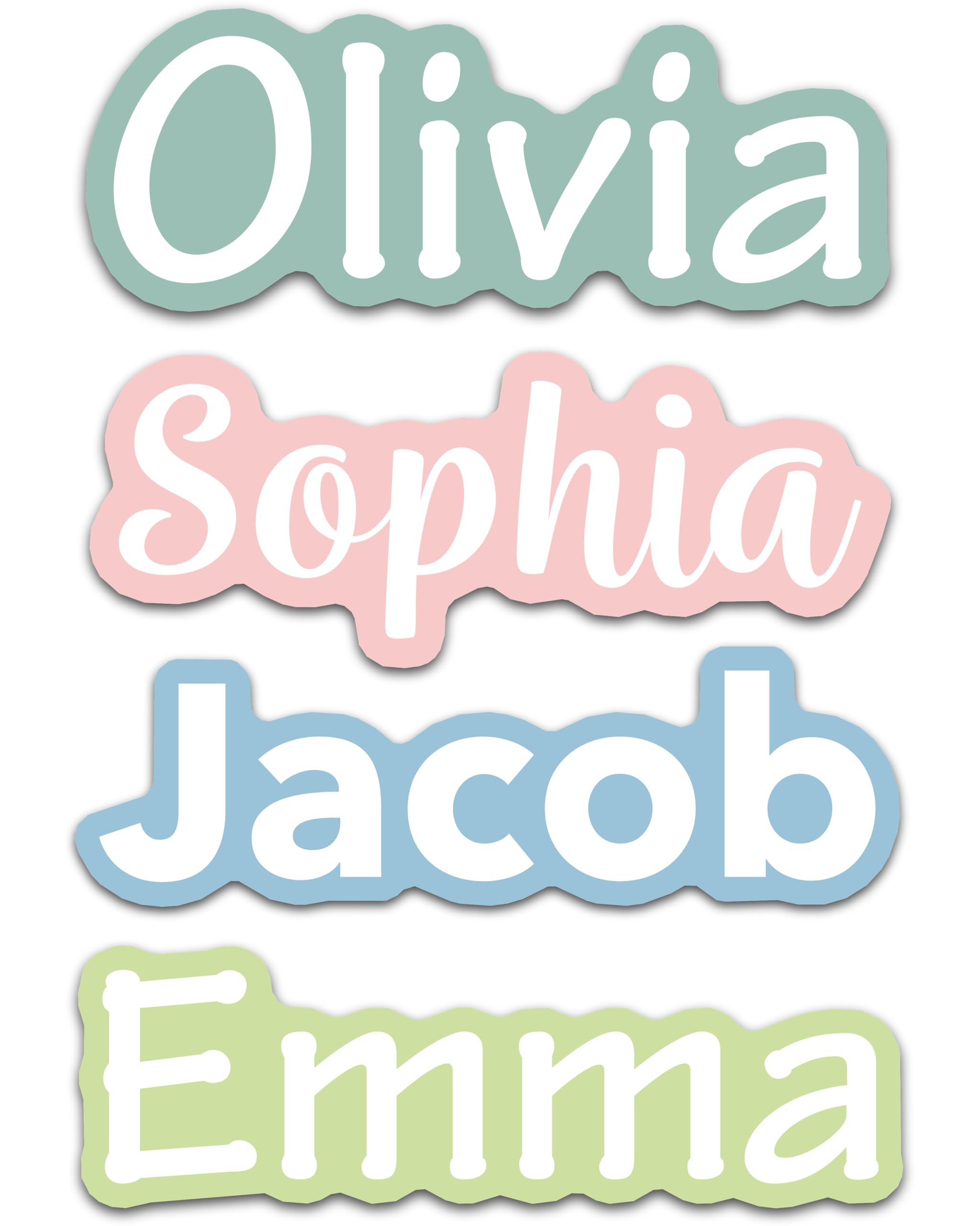 Custom Name Stickers for Water Bottles - Personalized Waterproof Vinyl Name Labels for Cups, Tumb... | Amazon (US)