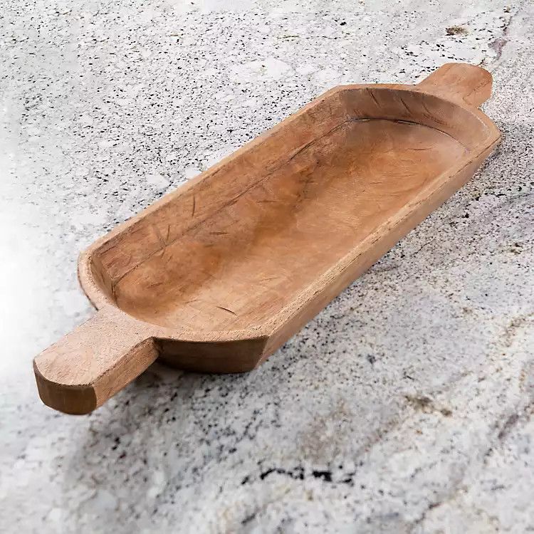 Mango Wood Dough Bowl, 31 in. | Kirkland's Home