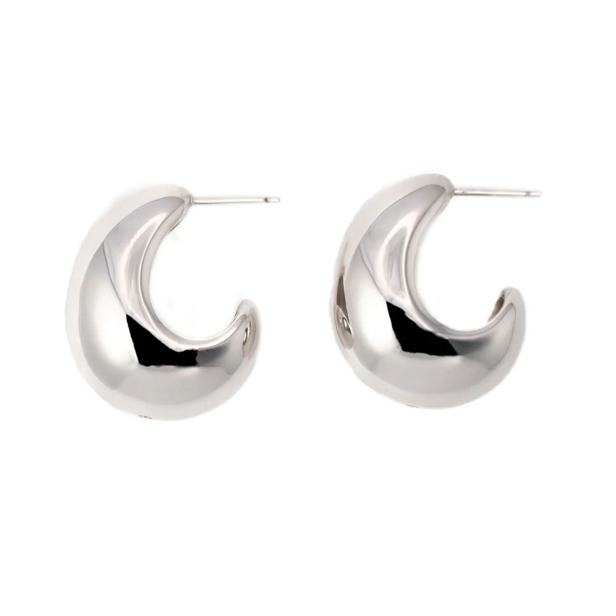 Renaissance Hoops - Silver Medium | Erin Fader Jewelry Design