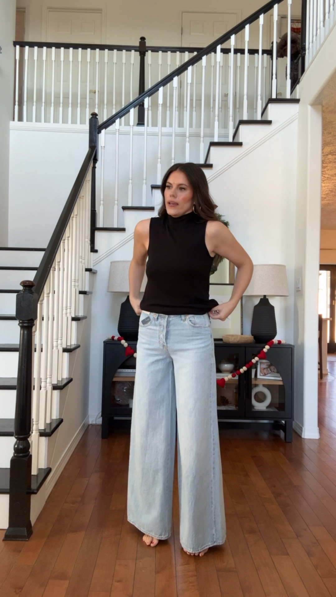 Super wide leg denim from Target! Under $40! Very comfortable denim.

#LTKFindsUnder50 #LTKMidsize