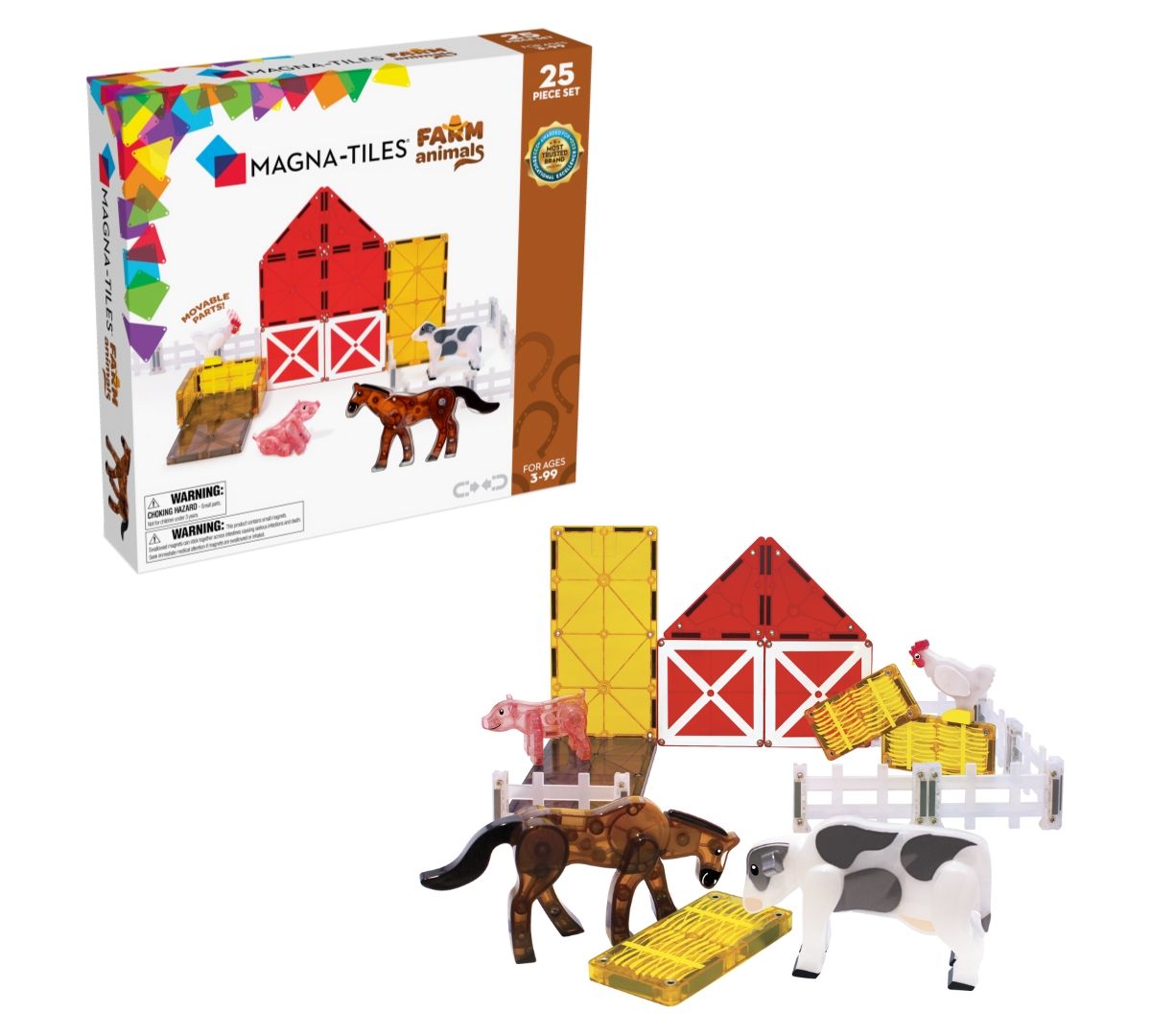 Farm Animals 25-Piece Set, Encourage Meaningful Play, Ages 3+ | Macys (US)