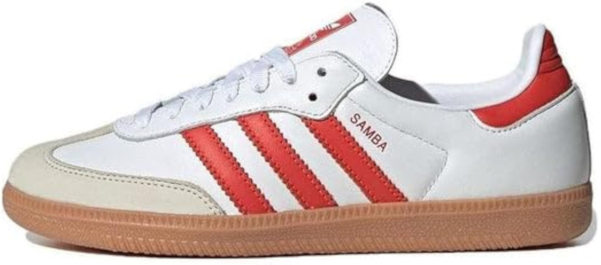 adidas Samba OG Womens White Energy Ink Gum Size | Amazon (US)