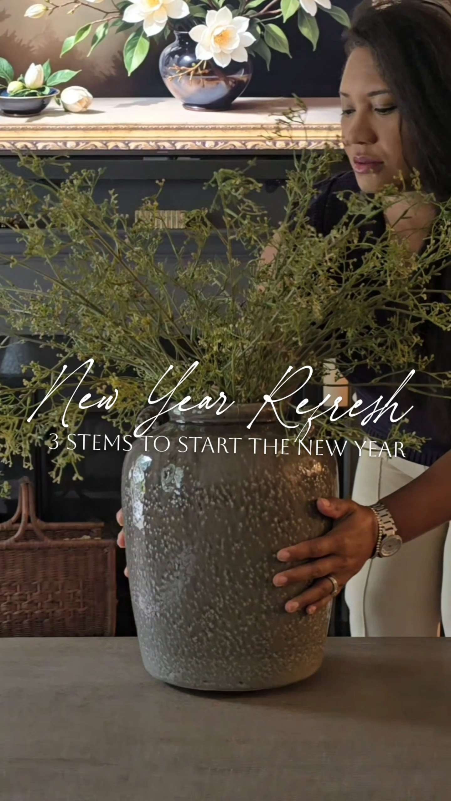 3 Stems to start the New Year. Affordable stems from Walmart. I plan to whip these out again this year. Buy several sets to get a full look!  

 #LTKSeasonal #LTKHome #LTKFindsUnder50