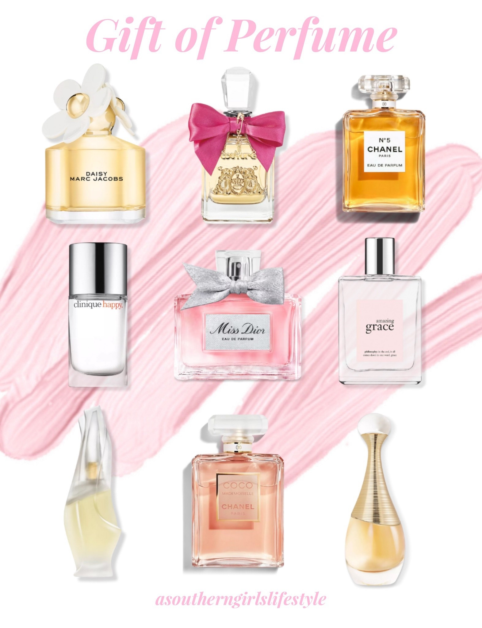 Gift of Perfume - from Tween to Grandma! Some fun. Some sophisticated! I own them now or have in the past (hi, Clinique Happy!) or my mom has them! 

Daisy, Juicy, Chanel, Dior, Donna Karan Philosophy & Clinique

Gifts for Her. Christmas Gift. Stocking Stuffer 

#LTKSeasonal #LTKHoliday #LTKGiftGuide