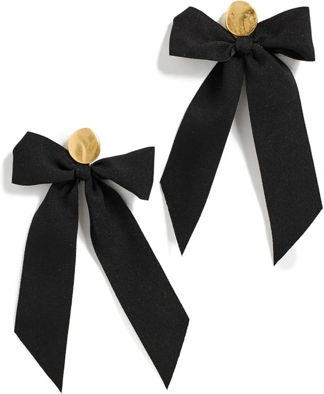 Madewell Women's Satin Bow Statement Earrings | Amazon (US)