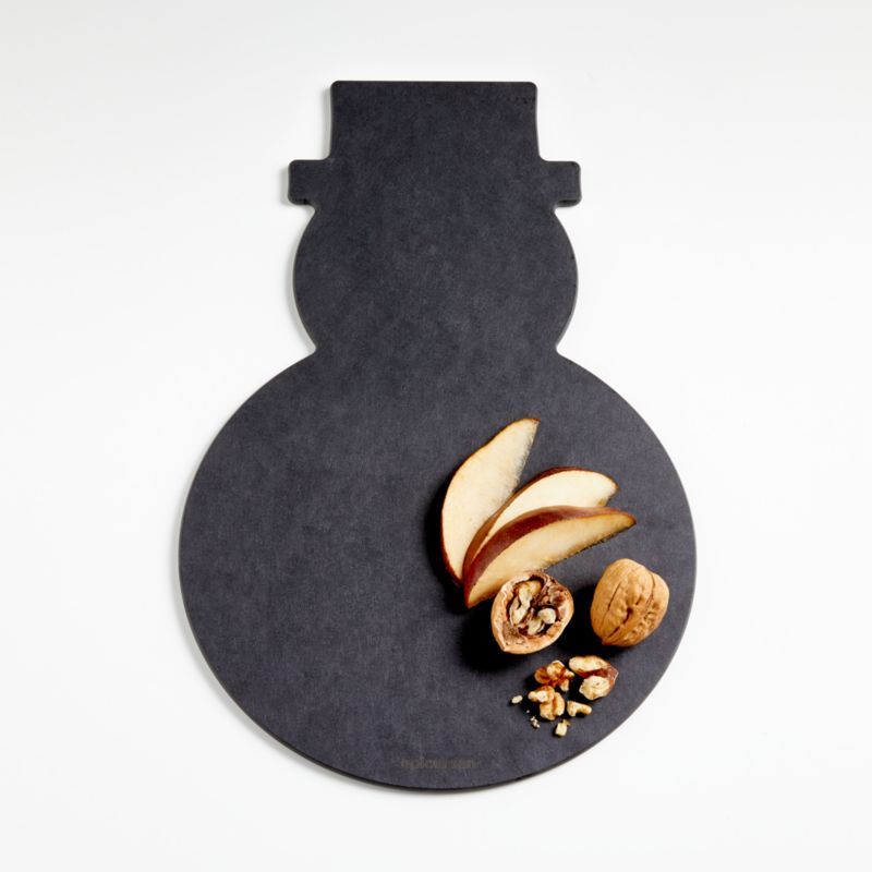 Epicurean Slate Snowman Cutting Board + Reviews | Crate and Barrel | Crate & Barrel