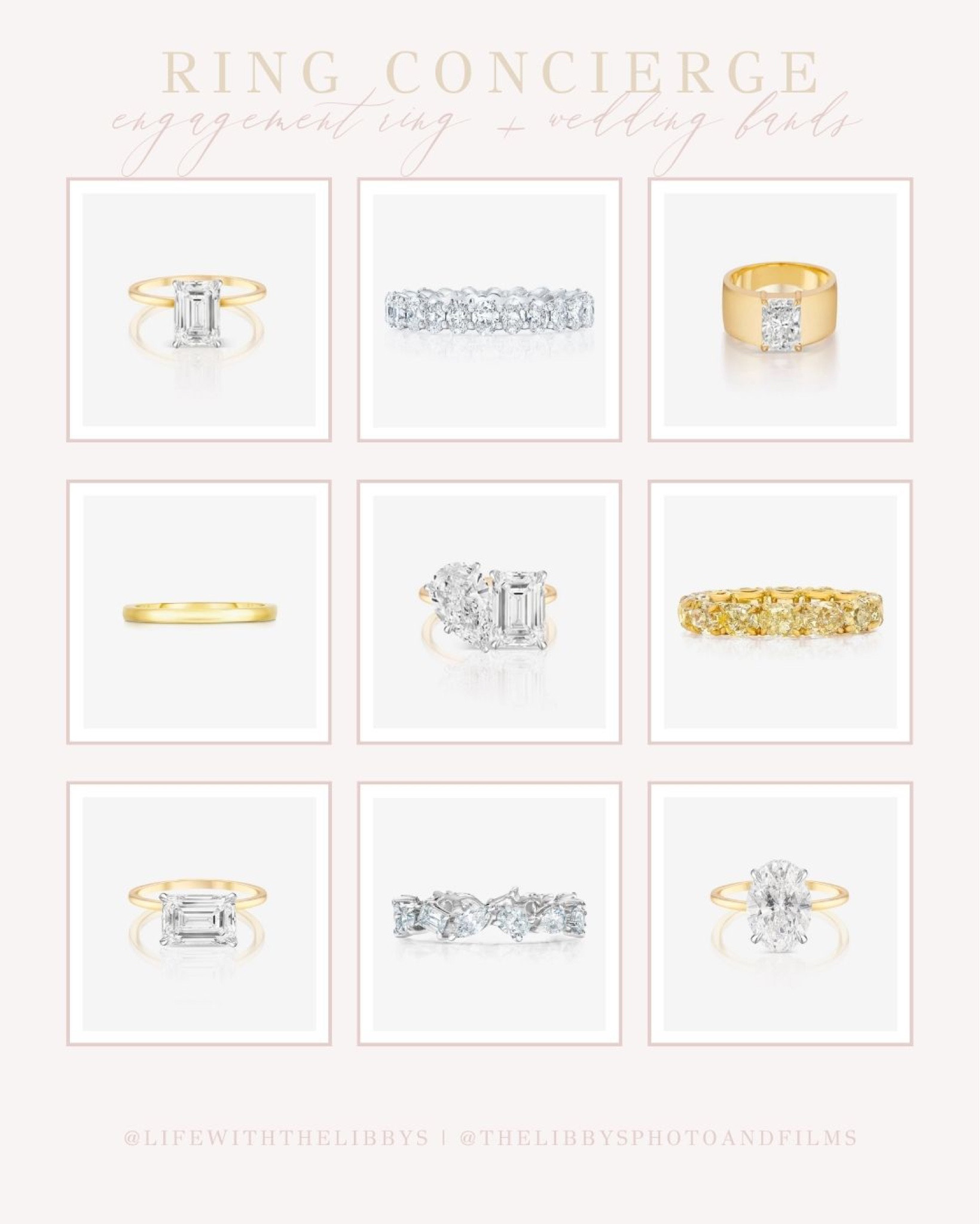 Engagement ring & wedding band favorites from Ring Concierge 

#LTKwedding