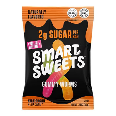 SmartSweets Halloween Gummy Worms Candy - 1.25oz | Target