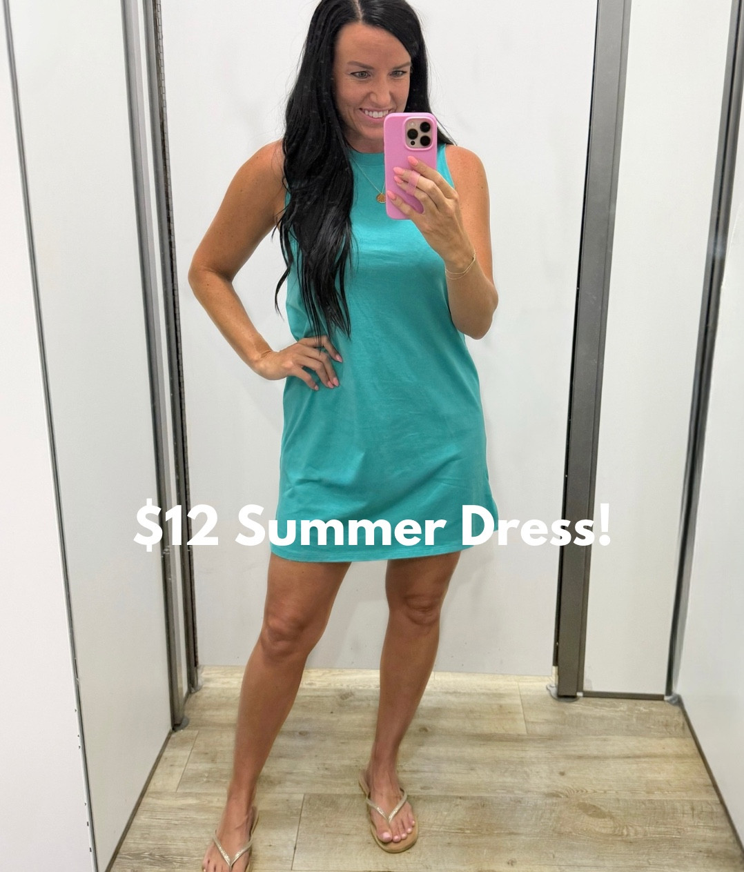 Old Navy, summer sleeveless T-shirt dress is on sale for $12! This is true size I’m in my normal size small and I’m 5‘5“ for reference. This dress is perfect for a casual summer event afternoon. Happy hour some play date, vacation or easily. Just throw on and go for errands and feel it together effortlessly!

#LTKSeasonal #LTKSaleAlert #LTKFindsUnder50