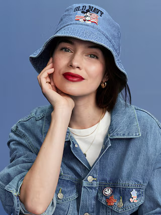 Old Navy x Disney© Mickey Mouse Flag Bucket Hat | Old Navy (US)