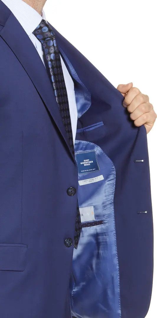 New York Classic Fit Solid Stretch Wool Suit | Nordstrom