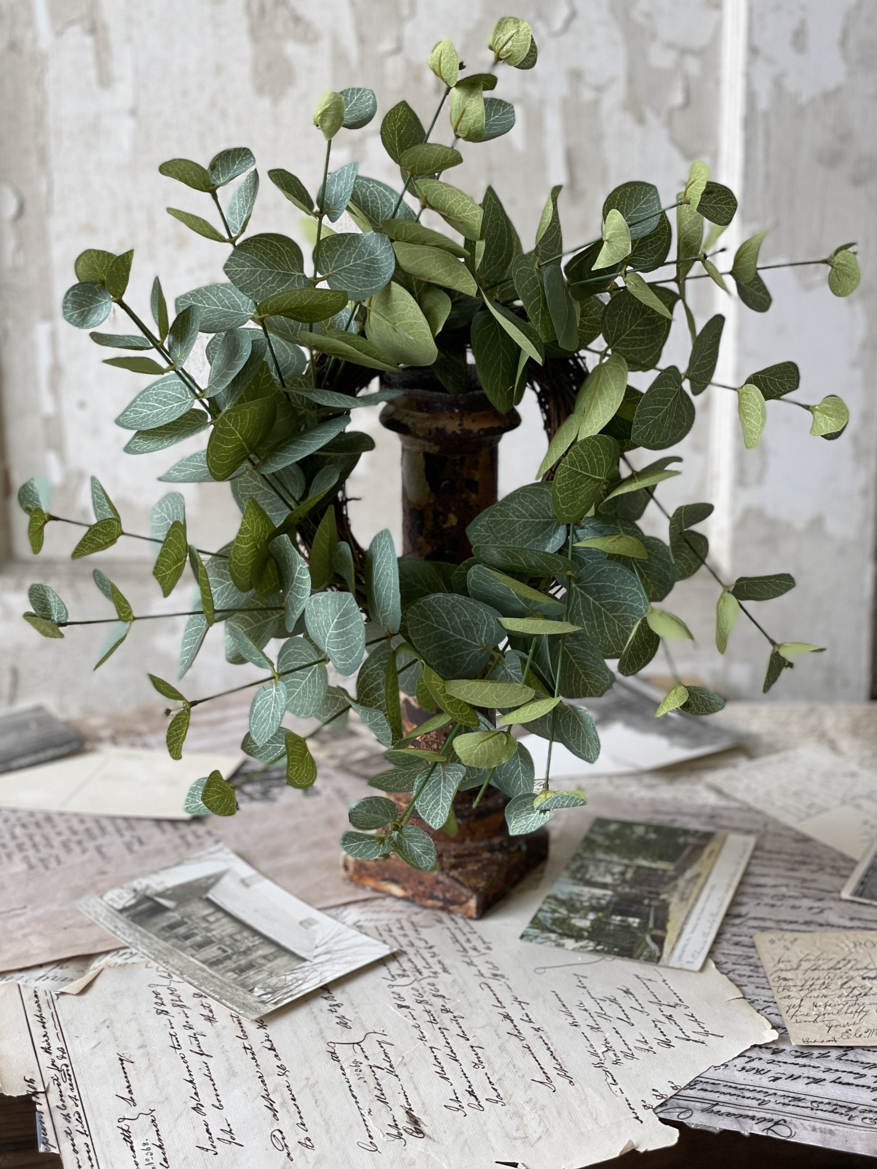 13" Nova Eucalyptus Accent Ring | The Nested Fig