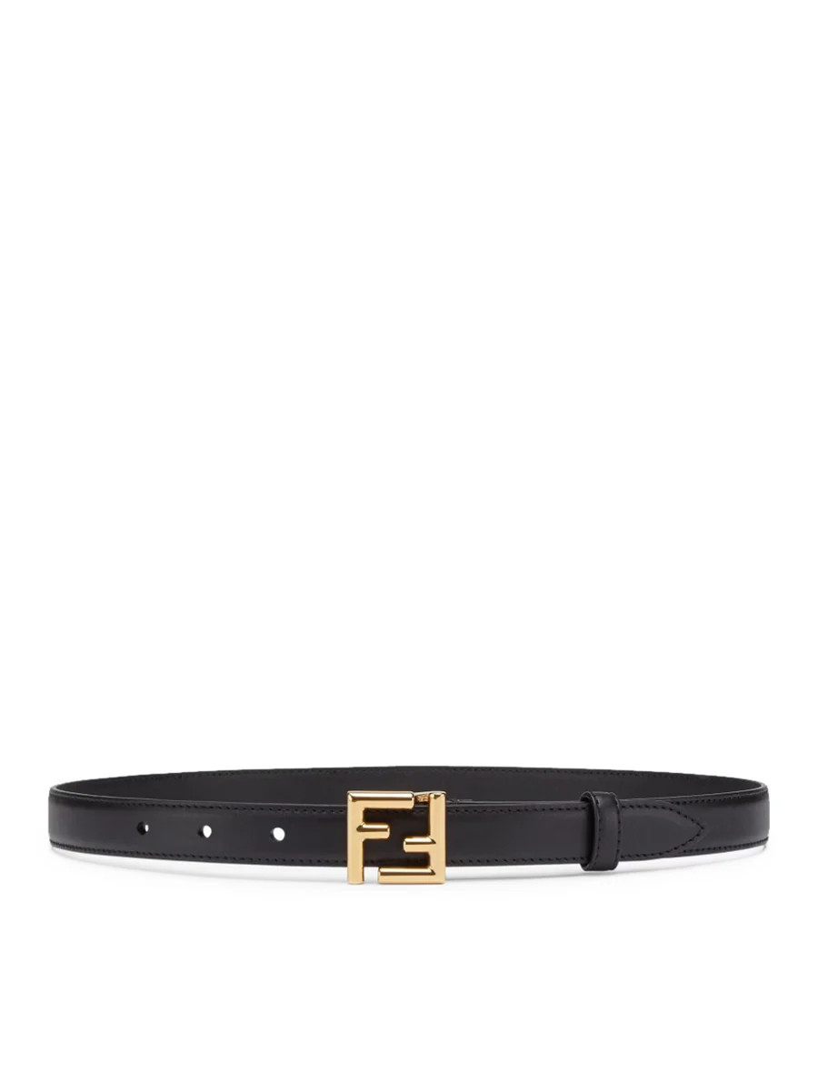 FF BLACK LEATHER BELT | Suitnegozi INT