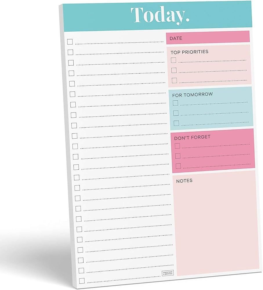 Sweetzer & Orange Daily Planner 2023, Undated Planner To Do List Notepad. 7x10” Day Planner Not... | Amazon (US)