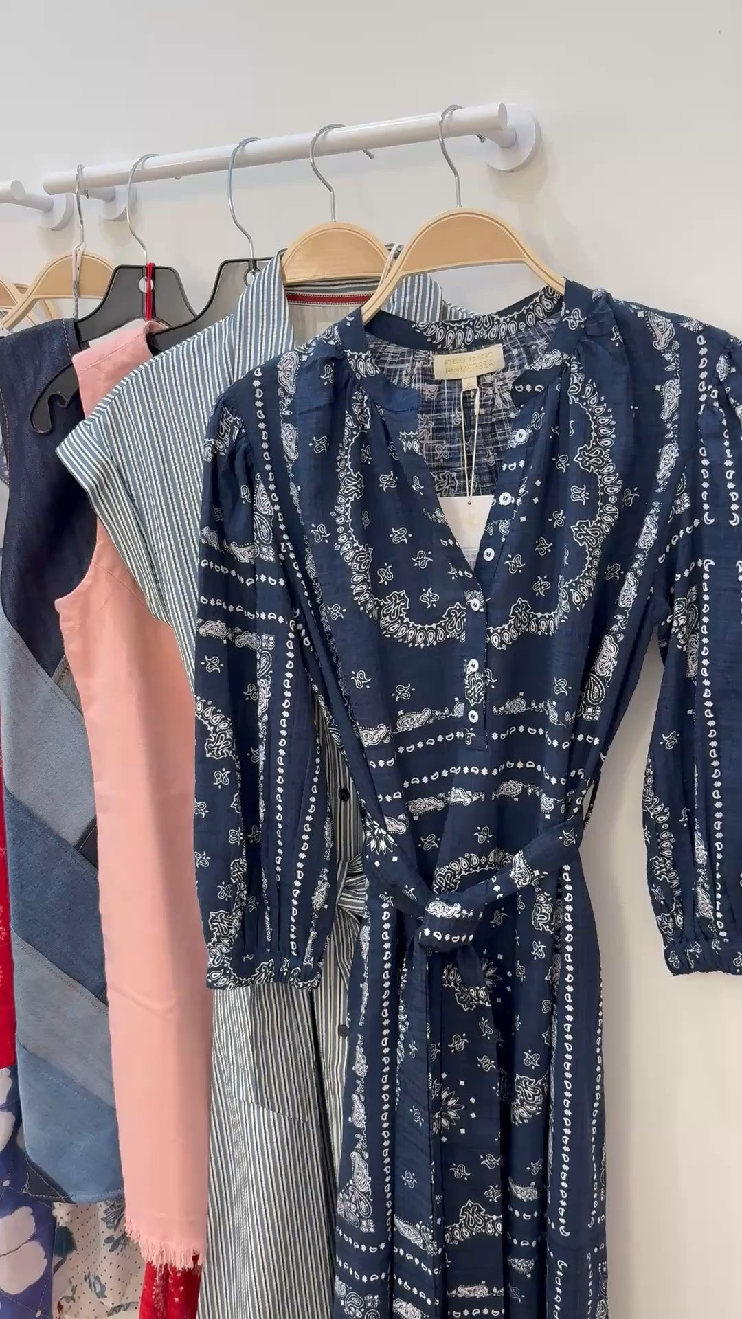All of my favorites from the summer collection from Mersea

Navy Bandana print maxi dress also available in red 
Blue and white pen stripe 
The perfect print dress for July 4 ￼￼￼

#LTKSeasonal #LTKOver40