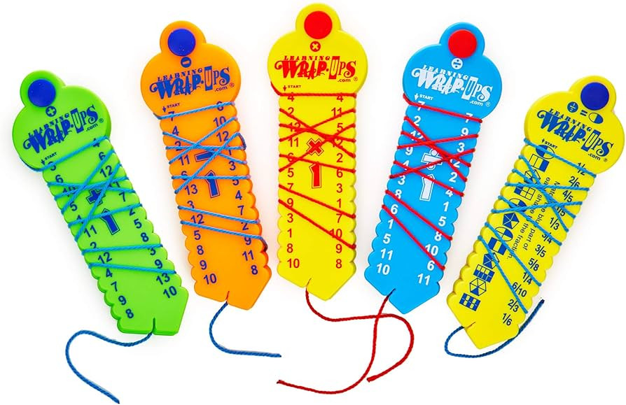 LEARNING WRAP-UPS SELF-CORRECTING Math Intro Key Kit with Self Correcting Math Problems for Kids ... | Amazon (US)