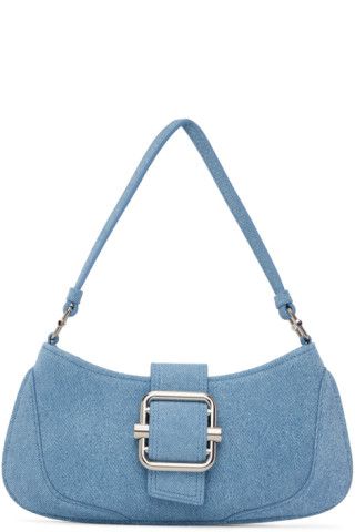 Blue Small Brocle Bag | SSENSE