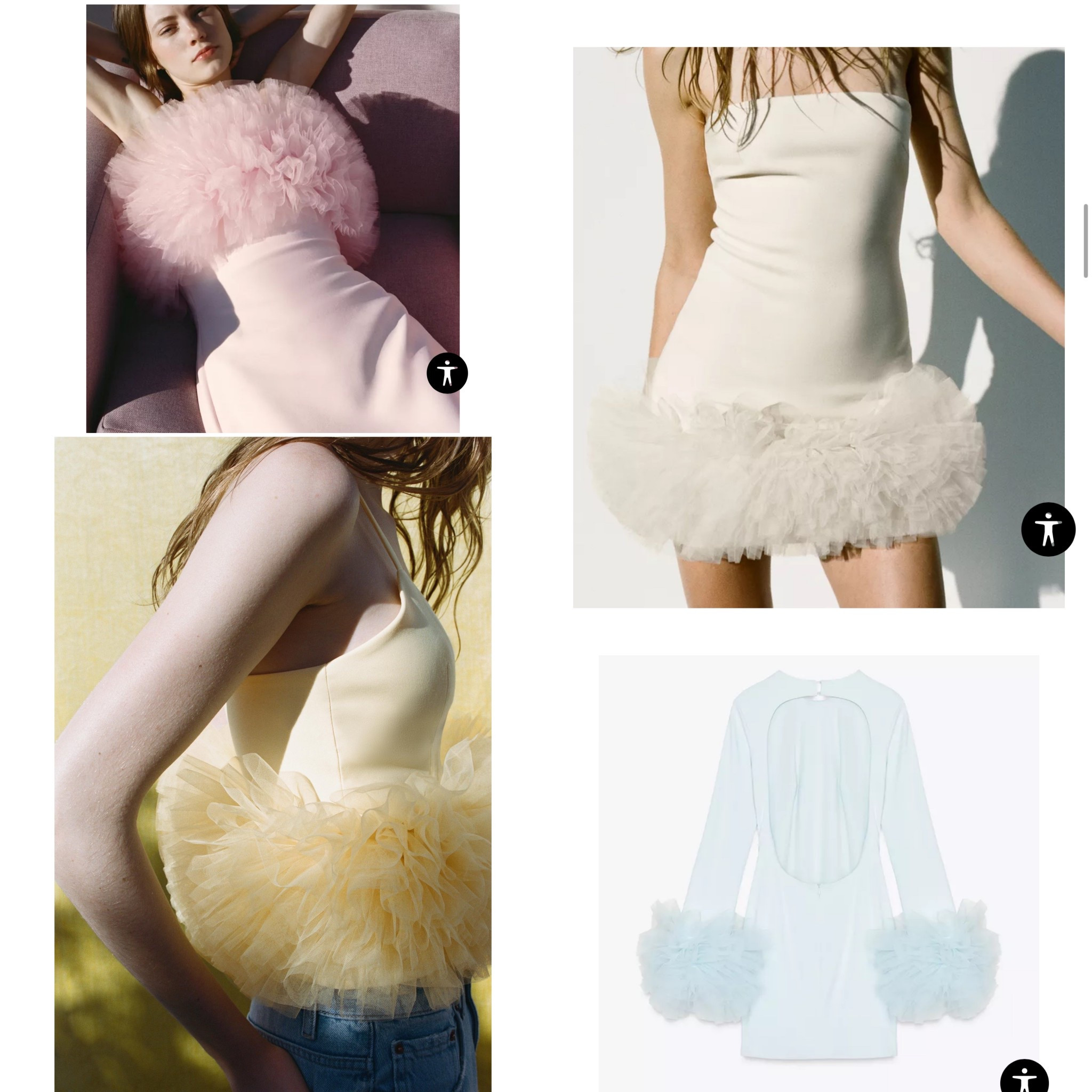 Voluminous tulles 

#LTKStyleTip #LTKFestival #LTKParties