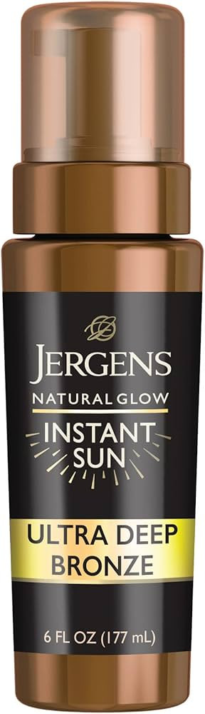 Jergens Self Tanner, Natural Glow Instant Sun, Sunless Tanning Mousse, Quick Self Tanner Foam, Ul... | Amazon (US)
