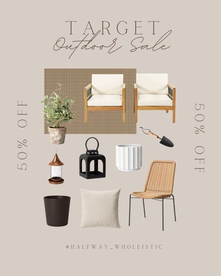 🚨Major Outdoor Sale at Target! 50% off patio furniture, garden items, and summer accessories.

#backyard #porch #deck #neutral #4thofjuly 

#LTKSeasonal #LTKsalealert #LTKhome