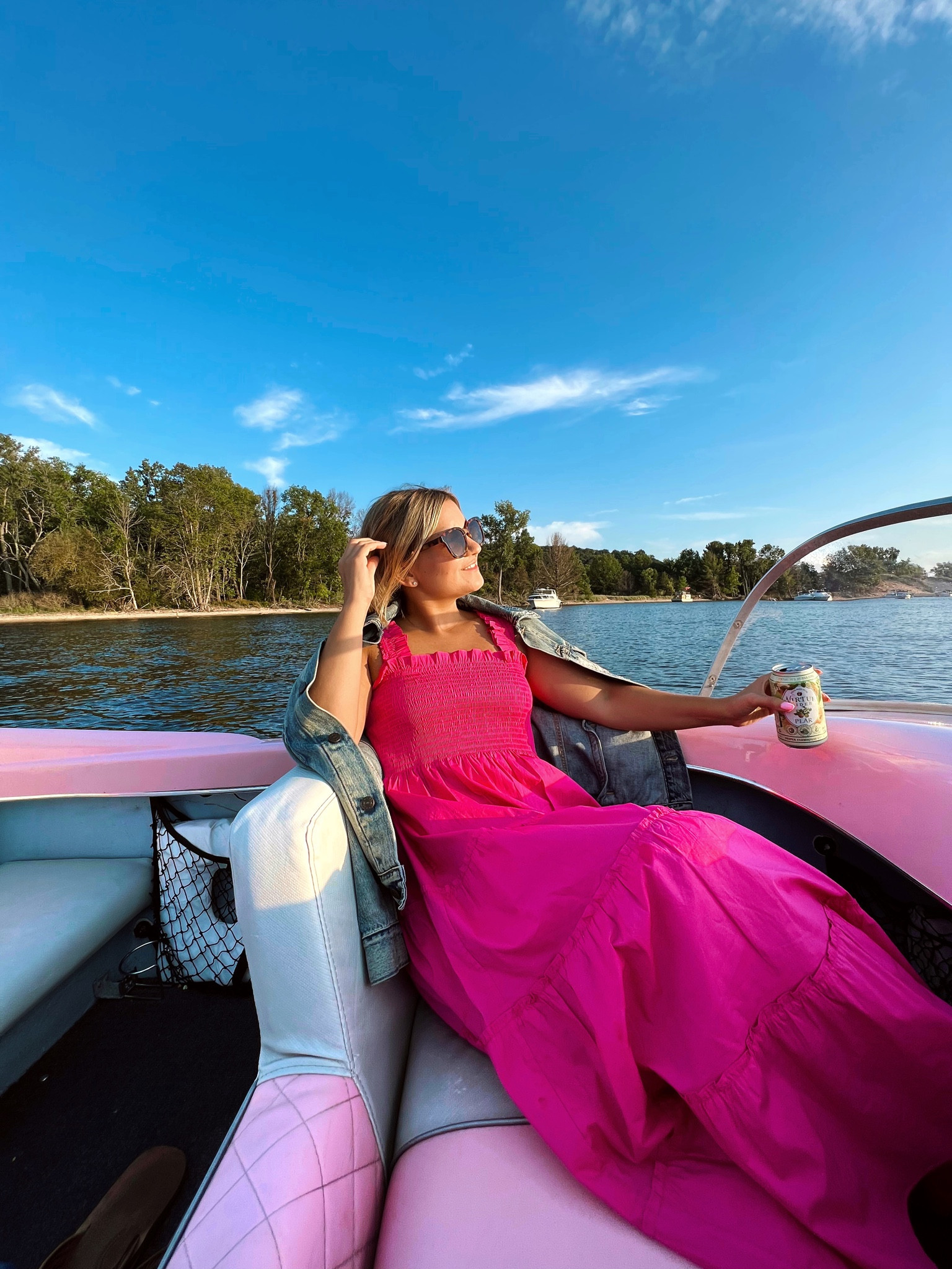 Nap dress - XXS
Jean jacket - small (fits oversized)
