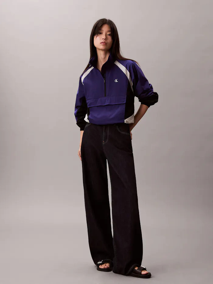 Colour Block Half Zip Jacket | Calvin Klein (AU)