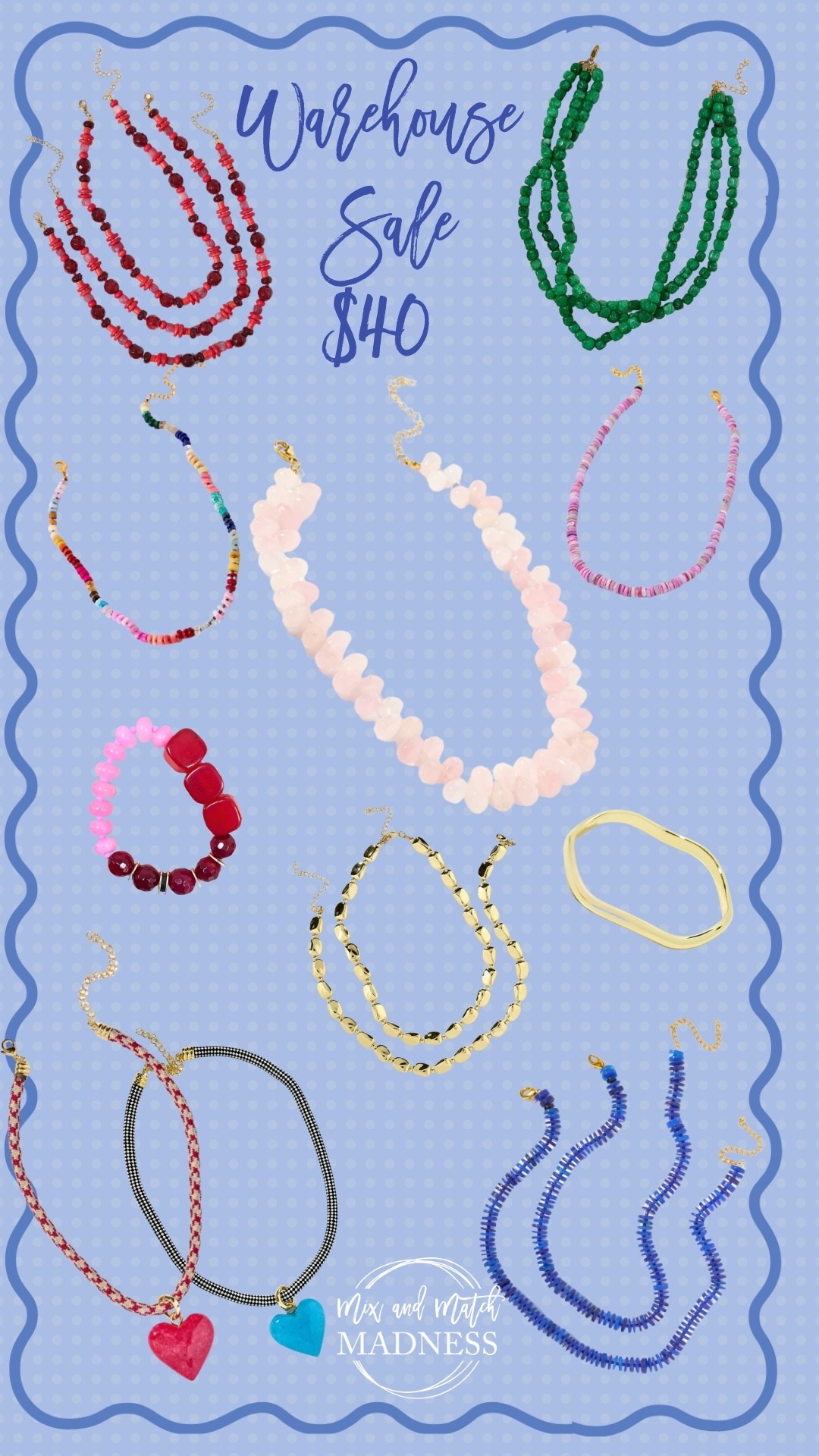 Just updated the Allie + Bess Warehouse Sale!! Unfortunately my Greta necklace is sold out but so much goodness still available at different price points!

I have linked some of my favorites that are marked down to $40!! Load your carts now! 

#LTKSaleAlert #LTKdayinmylife #LTKOver40