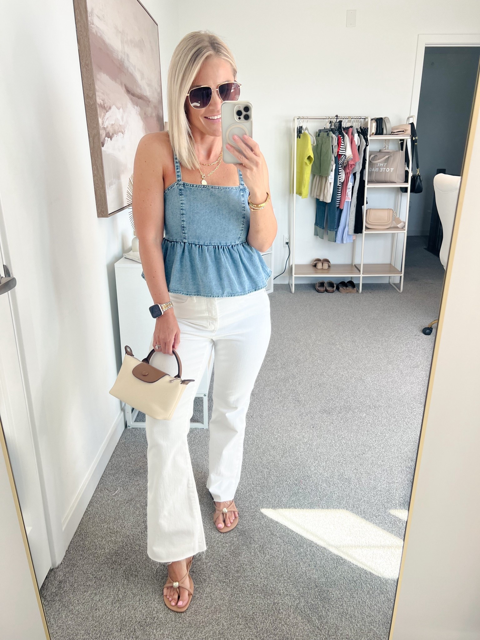 Walmart Summer Outfit Idea✨
I am wearing a S in the top and a 2 in the jeans.

Spring outfits, summer outfits, walmart finds, Walmart fashion, Walmart outfit, petite fashion, midsize fashion, white jeans, Walmart new arrivals, affordable fashion, petite style, date night outfit, country concert outfit

#LTKSeasonal #LTKPetite #LTKFindsUnder50
