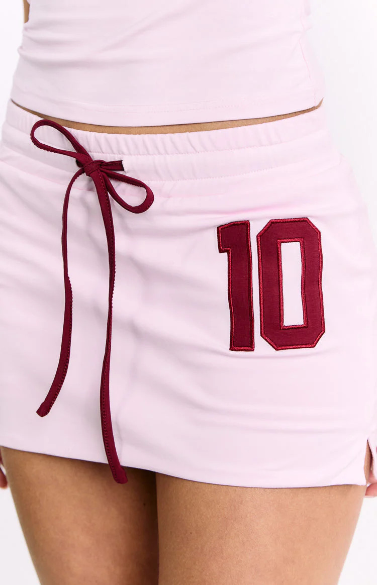 Alexa Pink Jersey Skort | Beginning Boutique (US)