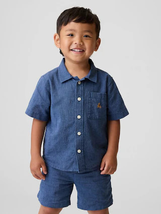Baby & Toddler Linen-Cotton Shirt | Gap (CA)