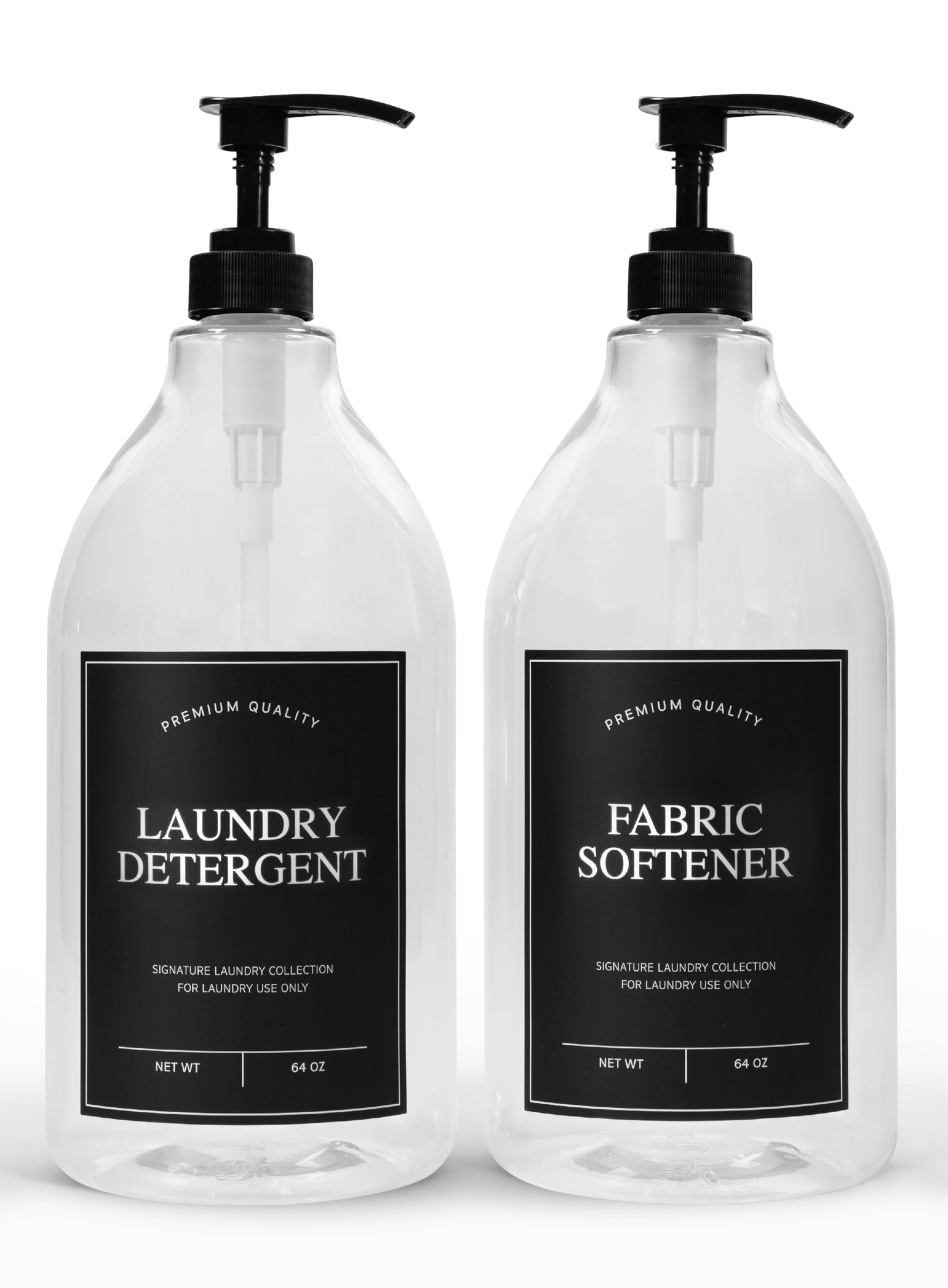 Calindiana Laundry Detergent Dispenser for Laundry Room Organization, Clear 64oz PET Plastic Land... | Amazon (US)