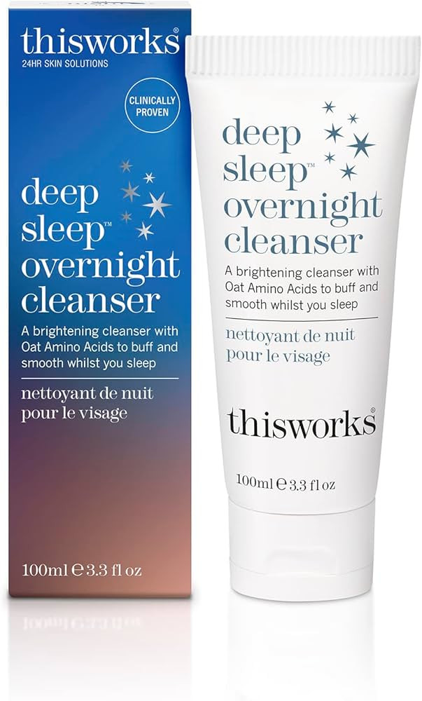 THISWORKS Deep Sleep Overnight Cleanser, with Oat Amino Acids & Hyaluronic Acid to Gently Exfolia... | Amazon (US)