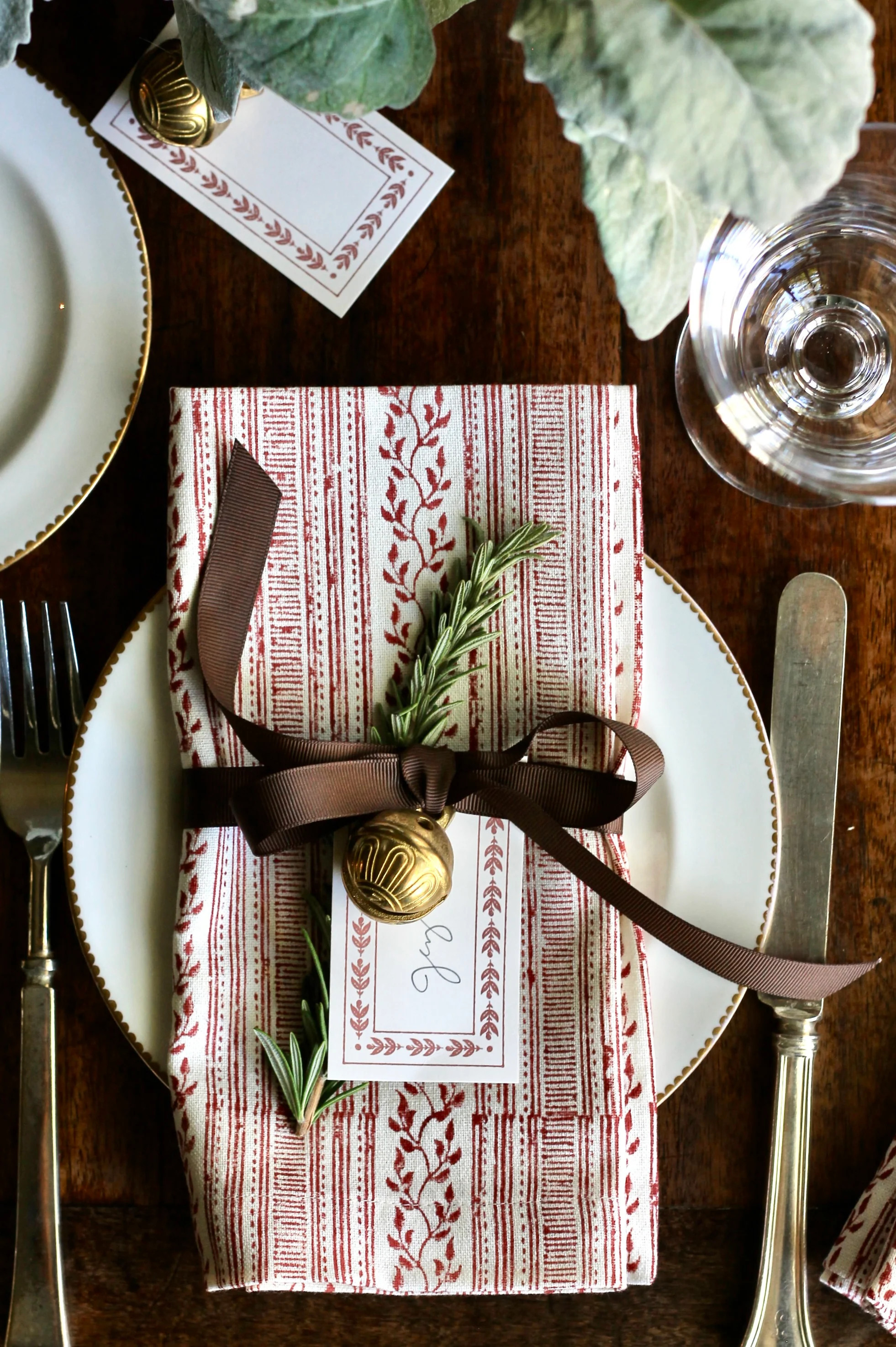 Claire in Red Napkins | JSH Home Essentials