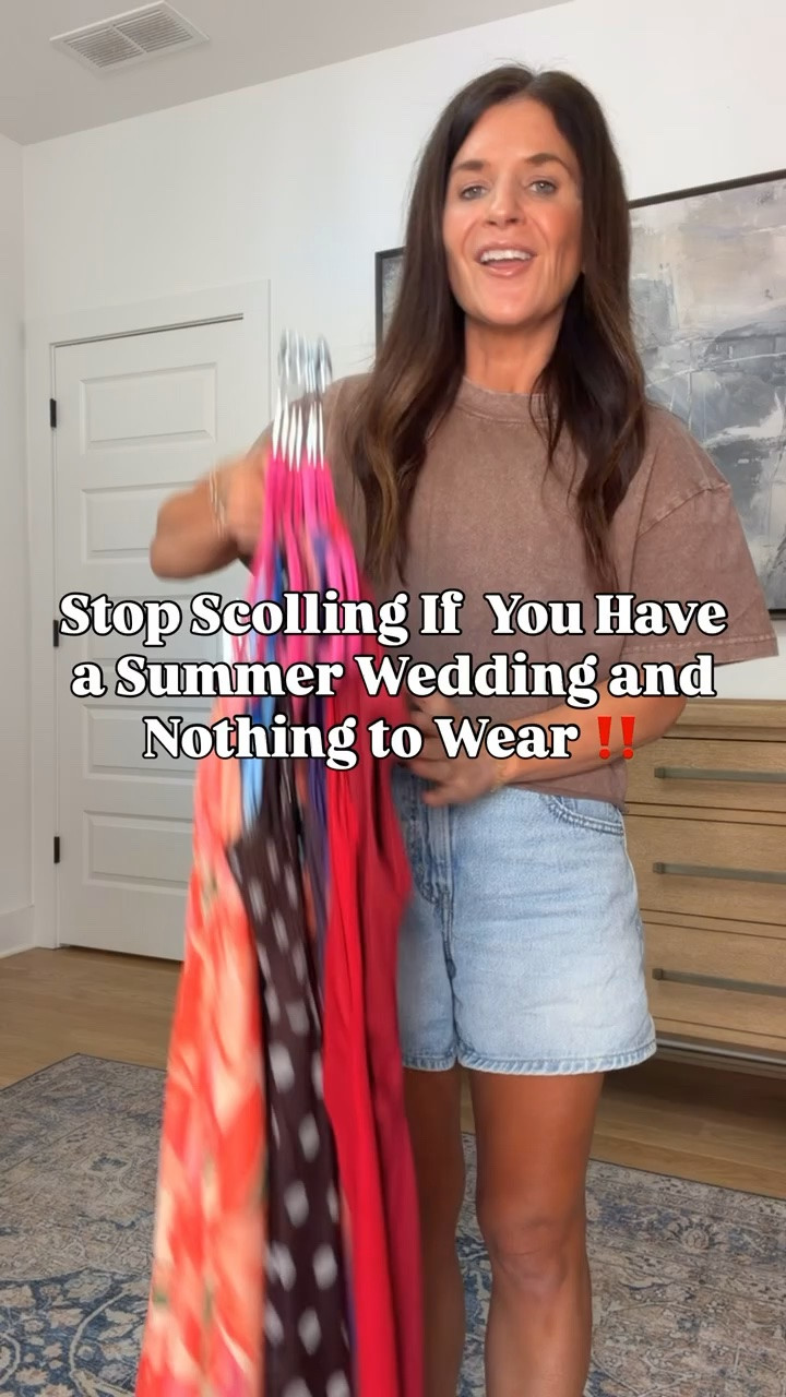 *Wine Dress w/ Gold Detail – YTQZX6AN. Promo expires 5/29
*Strapless Orange Printed Dress – ZGNODRH4. Promo expires 5/31
*Brown Polka Dot Dress – no code needed
*Purple Printed Dress – no code needed
*Brown Floral Mesh Dress – 6BYV58RF. Promo expires 5/30
*Black Polka Dot Mesh Dress – 6BYV58RF. Promo expires 5/30
*Red Mesh Dress w/ Shoulder Detail – CDZ8GJMP. Promo expires 5/30
*Blue Floral Dress – no code needed

#LTKSaleAlert #LTKSeasonal #LTKWedding