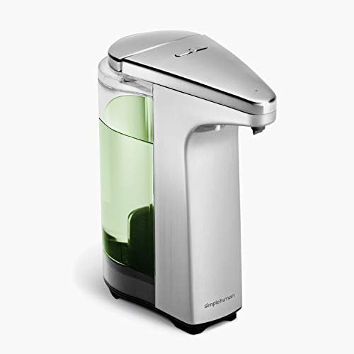 simplehuman 8 oz. Touch-Free Sensor Liquid Soap Pump Dispenser with Soap Sample, Brushed Nickel | Amazon (US)